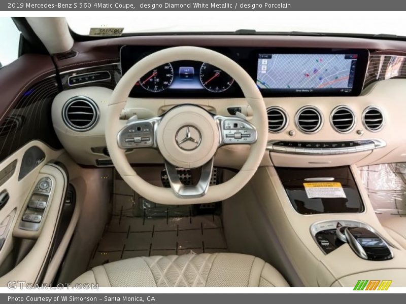 Dashboard of 2019 S 560 4Matic Coupe