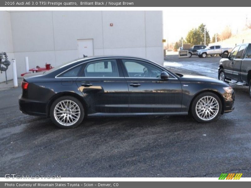 Brilliant Black / Nougat Brown 2016 Audi A6 3.0 TFSI Prestige quattro