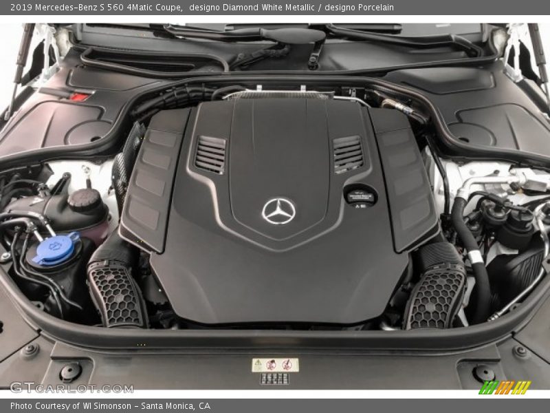  2019 S 560 4Matic Coupe Engine - 4.0 Liter biturbo DOHC 32-Valve VVT V8