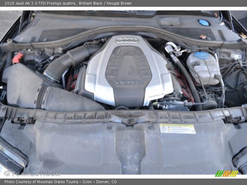 Brilliant Black / Nougat Brown 2016 Audi A6 3.0 TFSI Prestige quattro