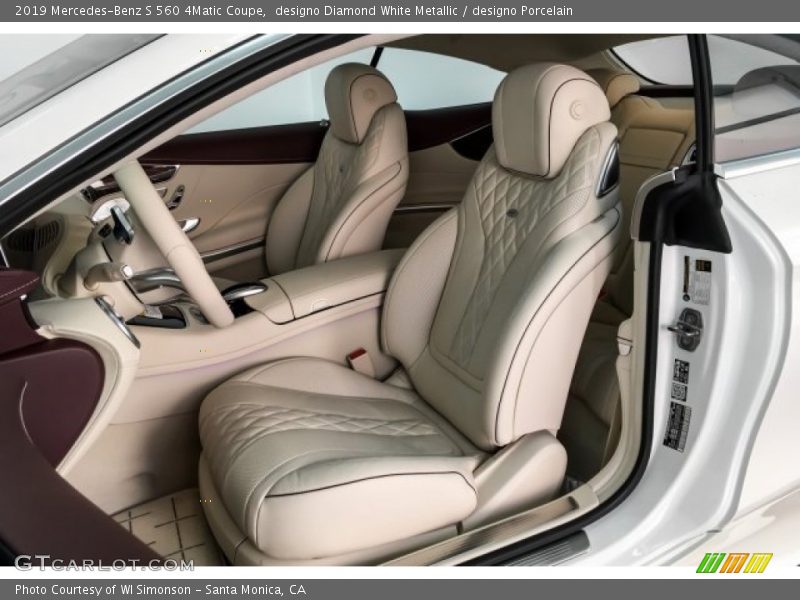 Front Seat of 2019 S 560 4Matic Coupe