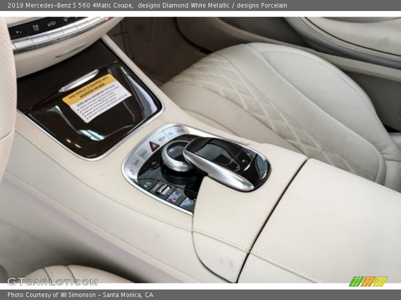 designo Diamond White Metallic / designo Porcelain 2019 Mercedes-Benz S 560 4Matic Coupe