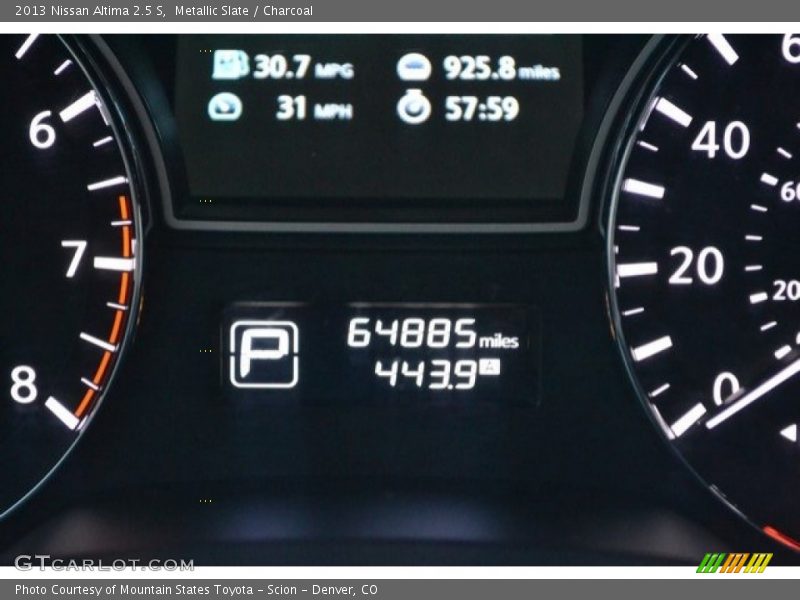 Metallic Slate / Charcoal 2013 Nissan Altima 2.5 S