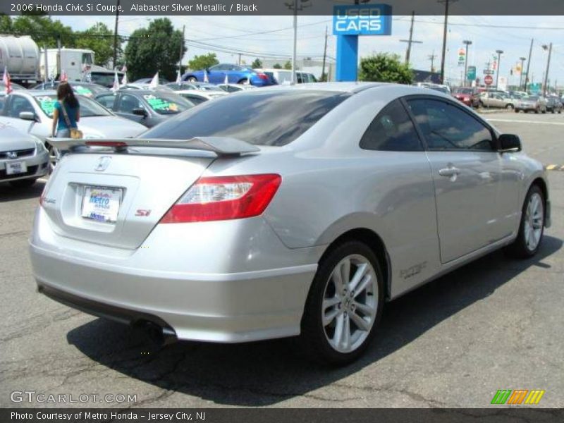 Alabaster Silver Metallic / Black 2006 Honda Civic Si Coupe