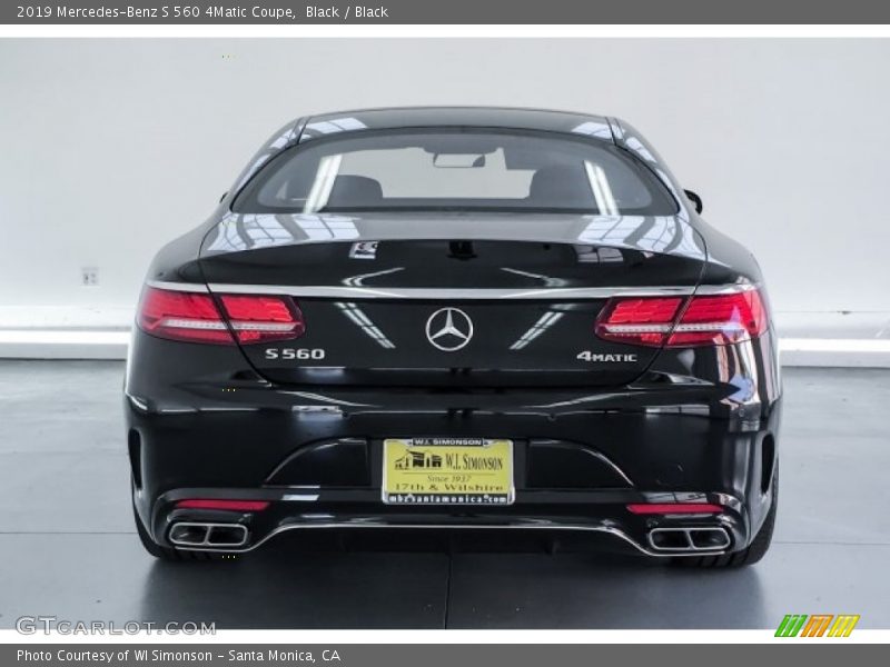 Black / Black 2019 Mercedes-Benz S 560 4Matic Coupe