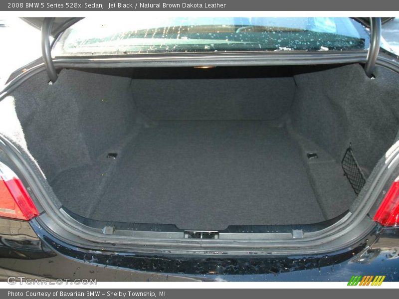 Jet Black / Natural Brown Dakota Leather 2008 BMW 5 Series 528xi Sedan