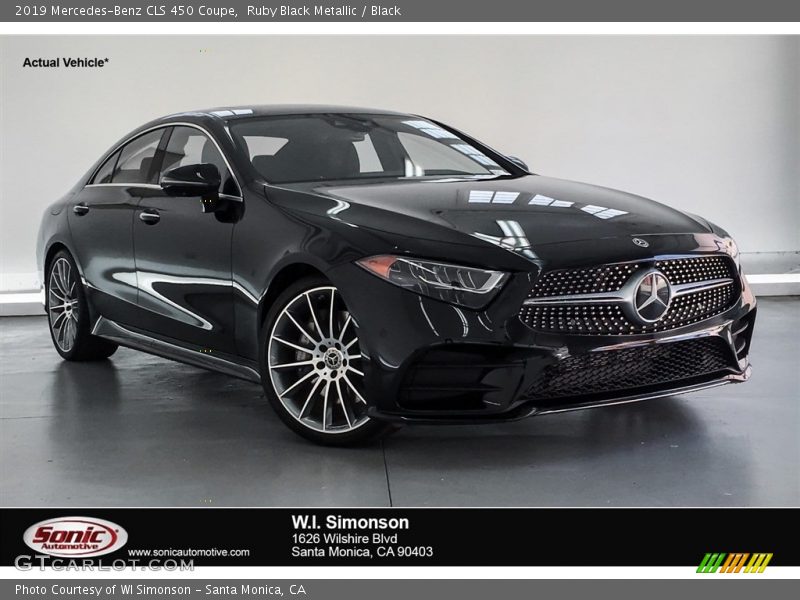 Ruby Black Metallic / Black 2019 Mercedes-Benz CLS 450 Coupe