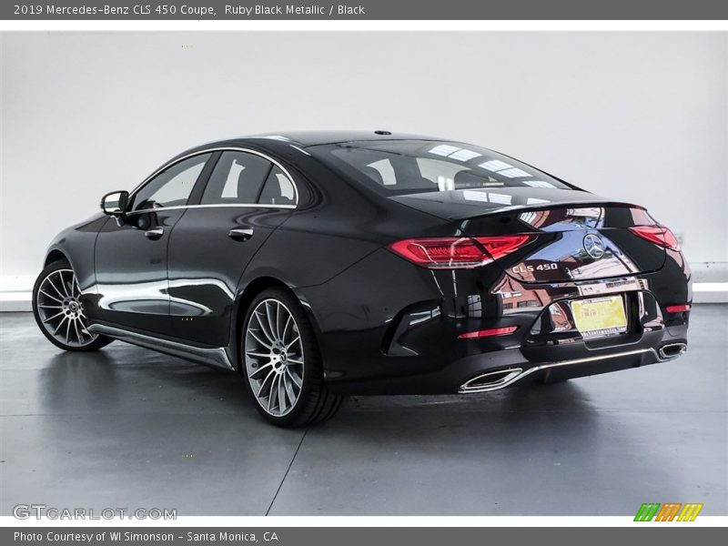 Ruby Black Metallic / Black 2019 Mercedes-Benz CLS 450 Coupe