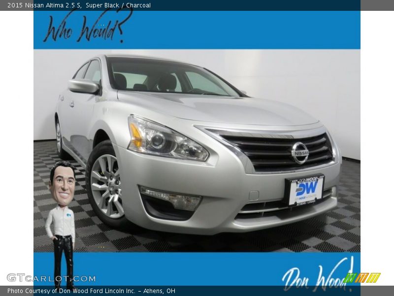 Super Black / Charcoal 2015 Nissan Altima 2.5 S