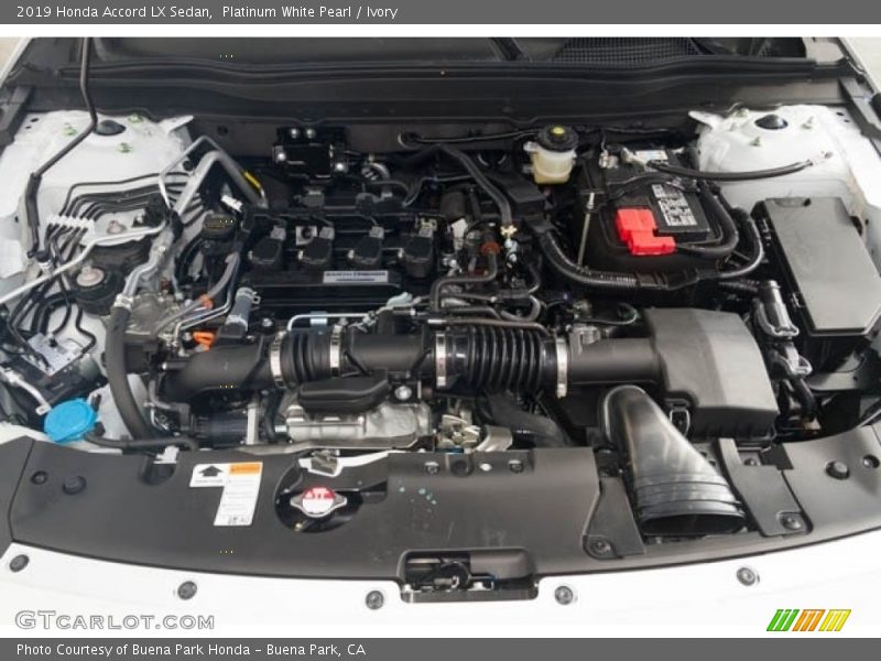  2019 Accord LX Sedan Engine - 1.5 Liter Turbocharged DOHC 16-Valve VTEC 4 Cylinder