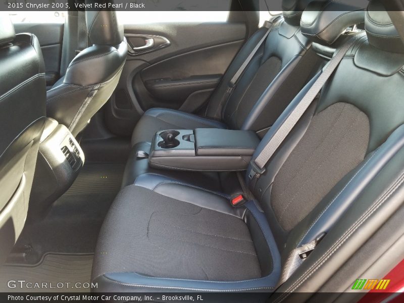 Velvet Red Pearl / Black 2015 Chrysler 200 S