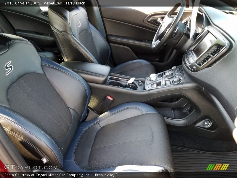 Velvet Red Pearl / Black 2015 Chrysler 200 S