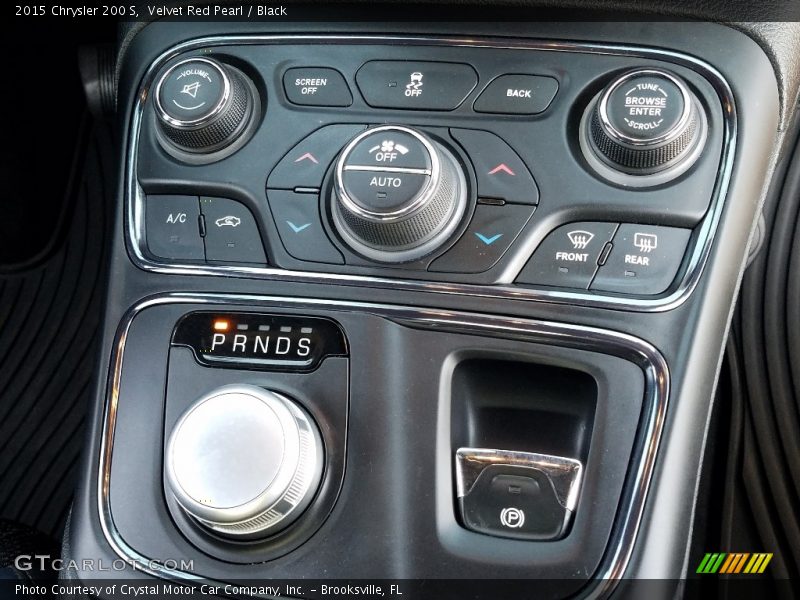 Velvet Red Pearl / Black 2015 Chrysler 200 S
