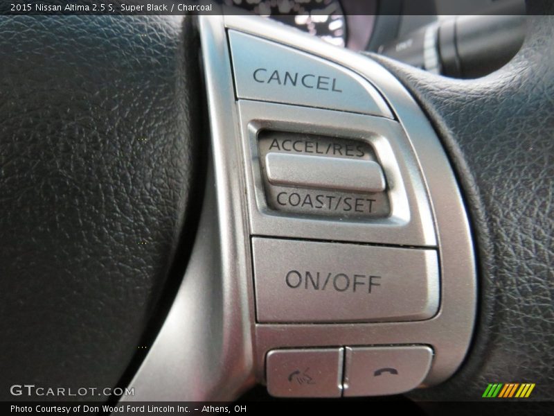 Super Black / Charcoal 2015 Nissan Altima 2.5 S