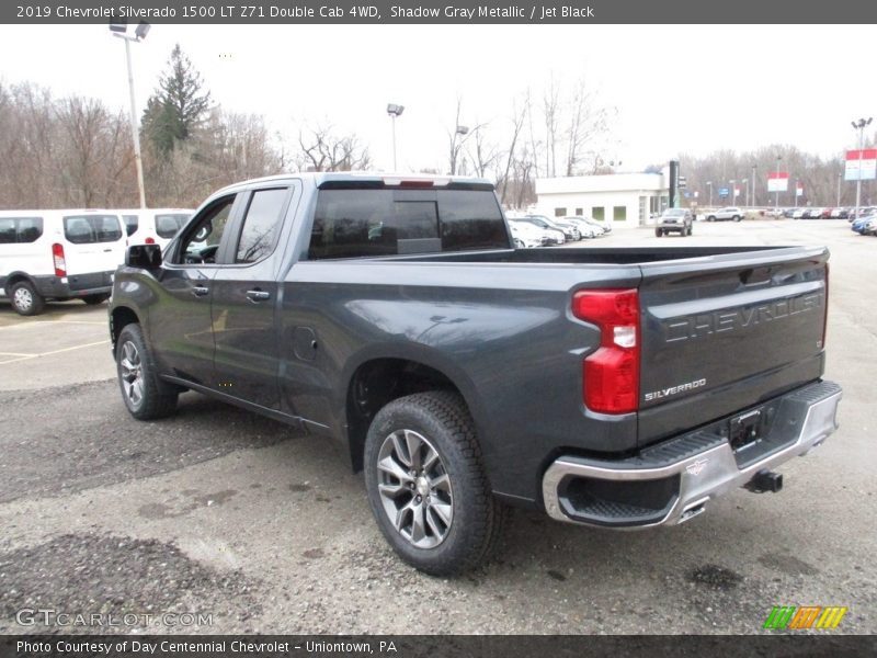 Shadow Gray Metallic / Jet Black 2019 Chevrolet Silverado 1500 LT Z71 Double Cab 4WD