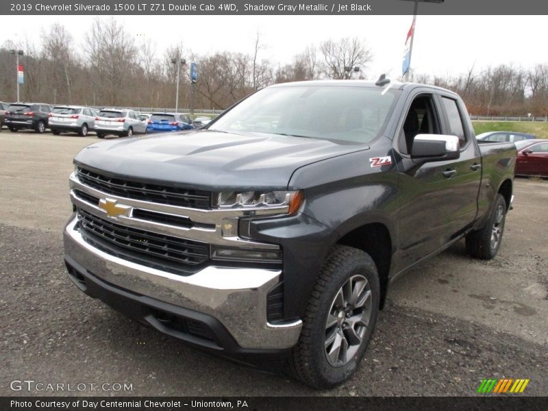 Shadow Gray Metallic / Jet Black 2019 Chevrolet Silverado 1500 LT Z71 Double Cab 4WD