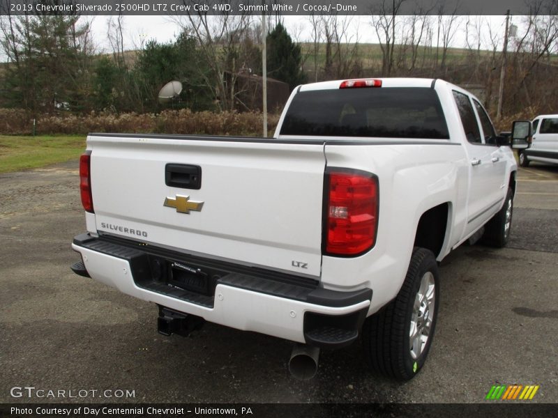 Summit White / Cocoa/­Dune 2019 Chevrolet Silverado 2500HD LTZ Crew Cab 4WD