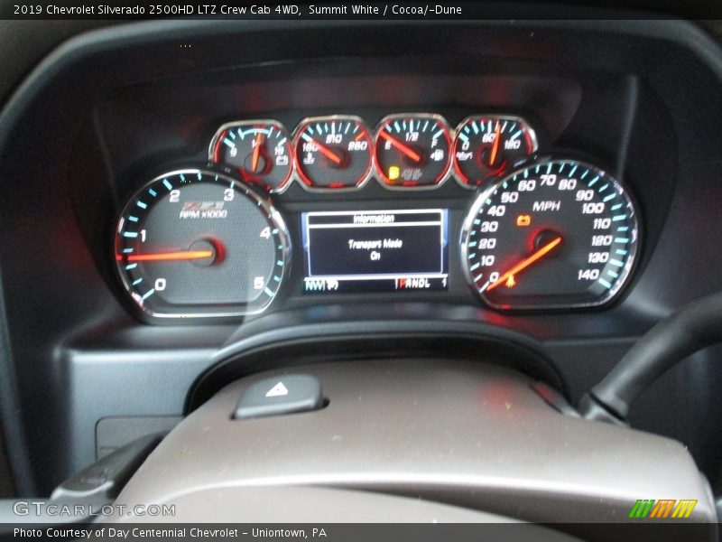Summit White / Cocoa/­Dune 2019 Chevrolet Silverado 2500HD LTZ Crew Cab 4WD