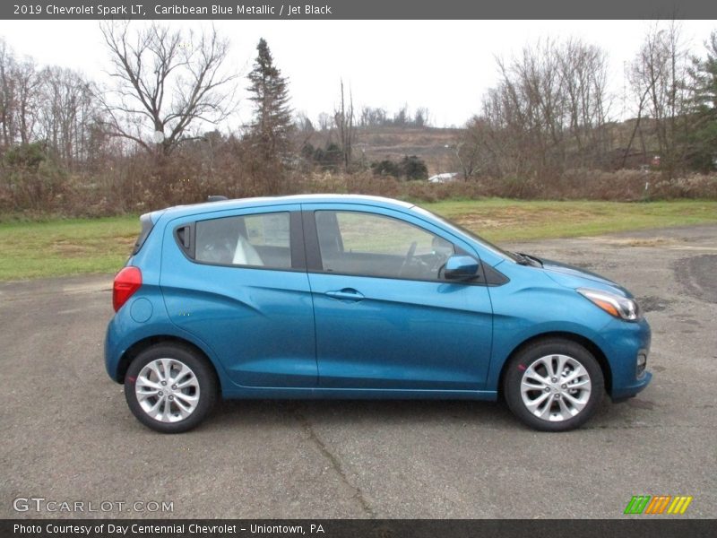 Caribbean Blue Metallic / Jet Black 2019 Chevrolet Spark LT