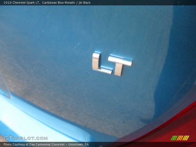 Caribbean Blue Metallic / Jet Black 2019 Chevrolet Spark LT
