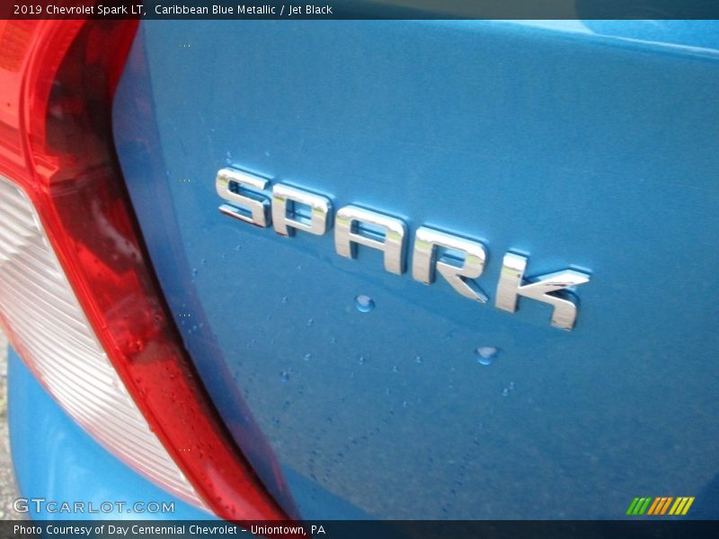 Caribbean Blue Metallic / Jet Black 2019 Chevrolet Spark LT