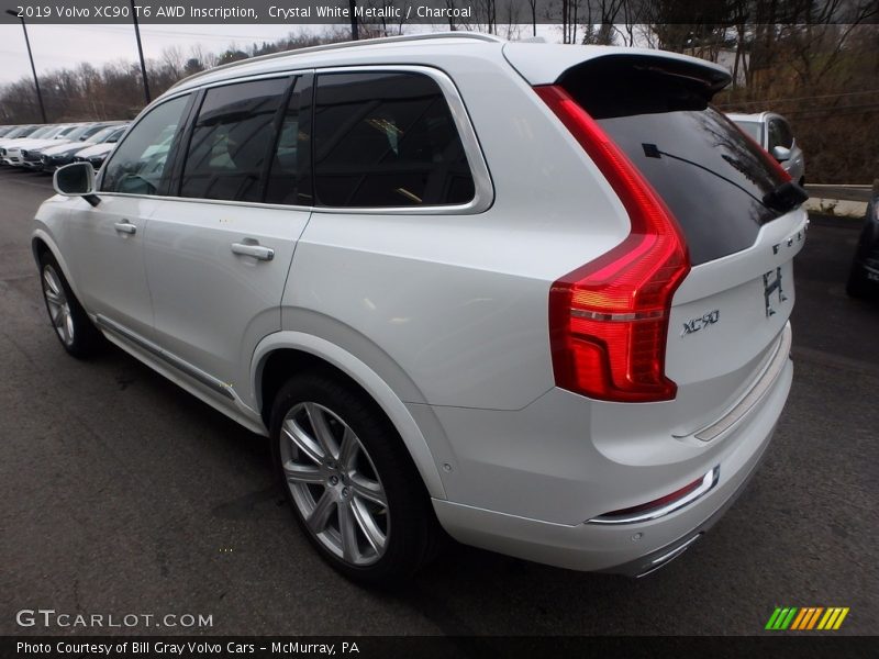 Crystal White Metallic / Charcoal 2019 Volvo XC90 T6 AWD Inscription