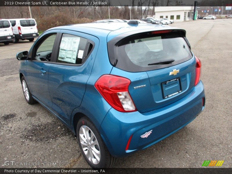 Caribbean Blue Metallic / Jet Black 2019 Chevrolet Spark LT