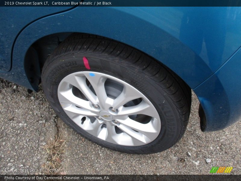 Caribbean Blue Metallic / Jet Black 2019 Chevrolet Spark LT