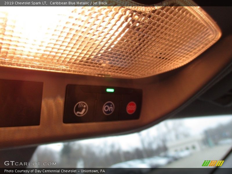 Caribbean Blue Metallic / Jet Black 2019 Chevrolet Spark LT