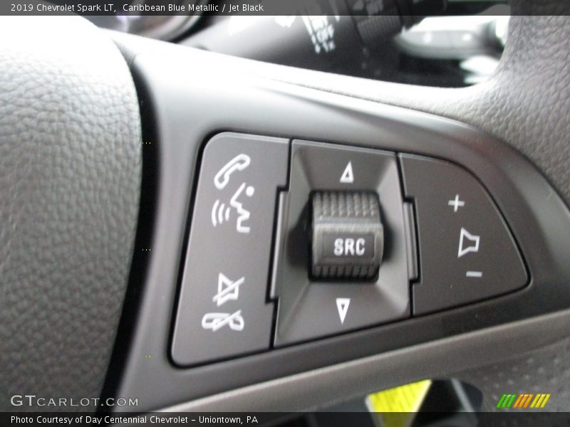 Caribbean Blue Metallic / Jet Black 2019 Chevrolet Spark LT