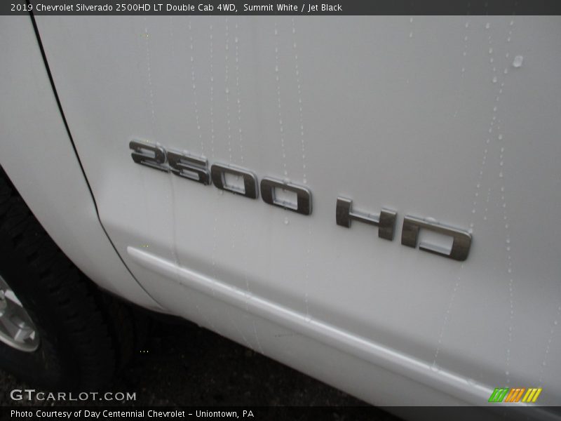 Summit White / Jet Black 2019 Chevrolet Silverado 2500HD LT Double Cab 4WD