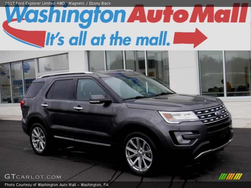 Magnetic / Ebony Black 2017 Ford Explorer Limited 4WD