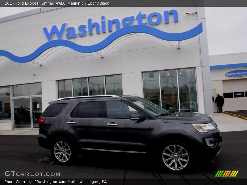 Magnetic / Ebony Black 2017 Ford Explorer Limited 4WD