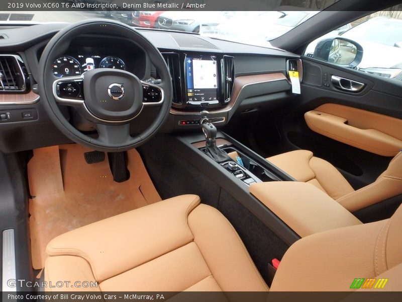  2019 XC60 T6 AWD Inscription Amber Interior