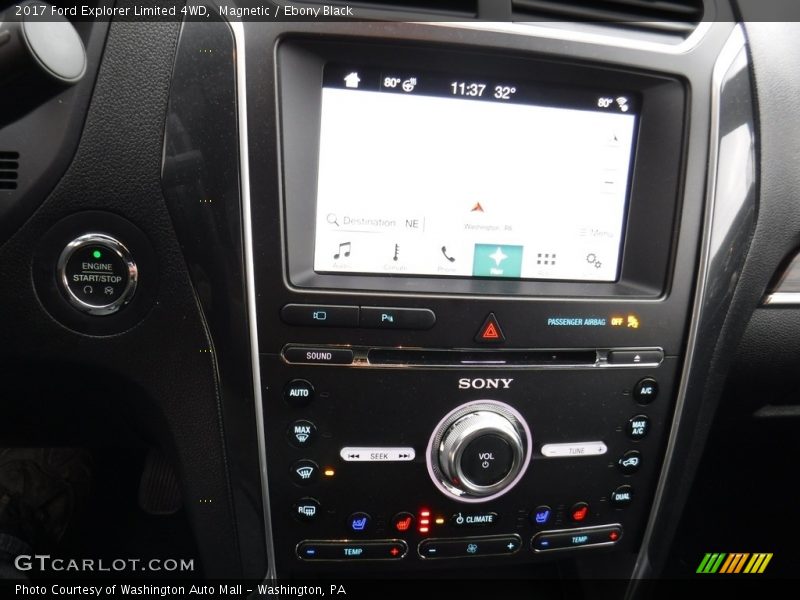 Magnetic / Ebony Black 2017 Ford Explorer Limited 4WD