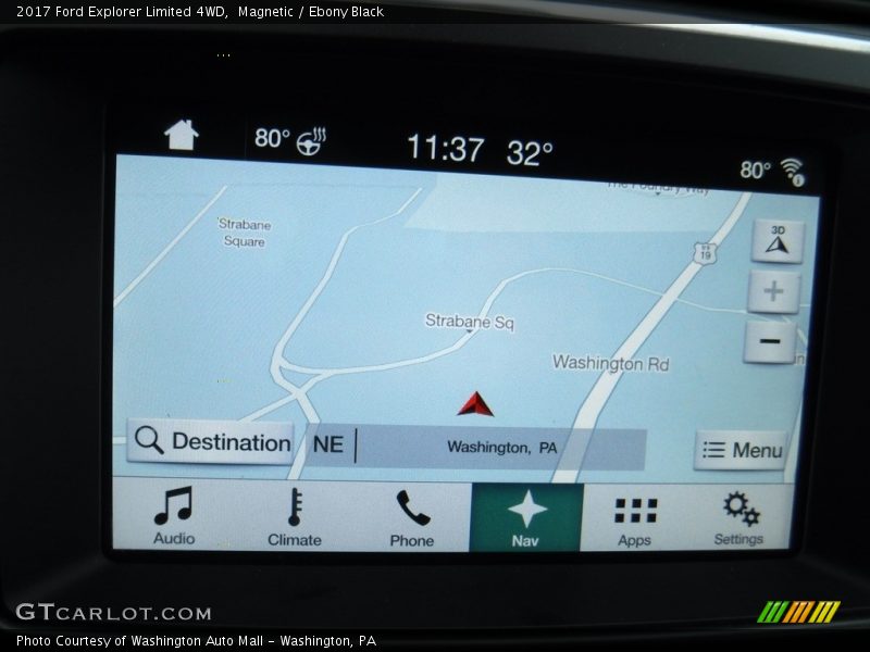 Magnetic / Ebony Black 2017 Ford Explorer Limited 4WD