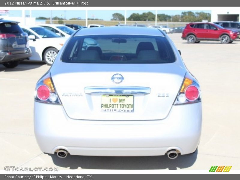 Brilliant Silver / Frost 2012 Nissan Altima 2.5 S