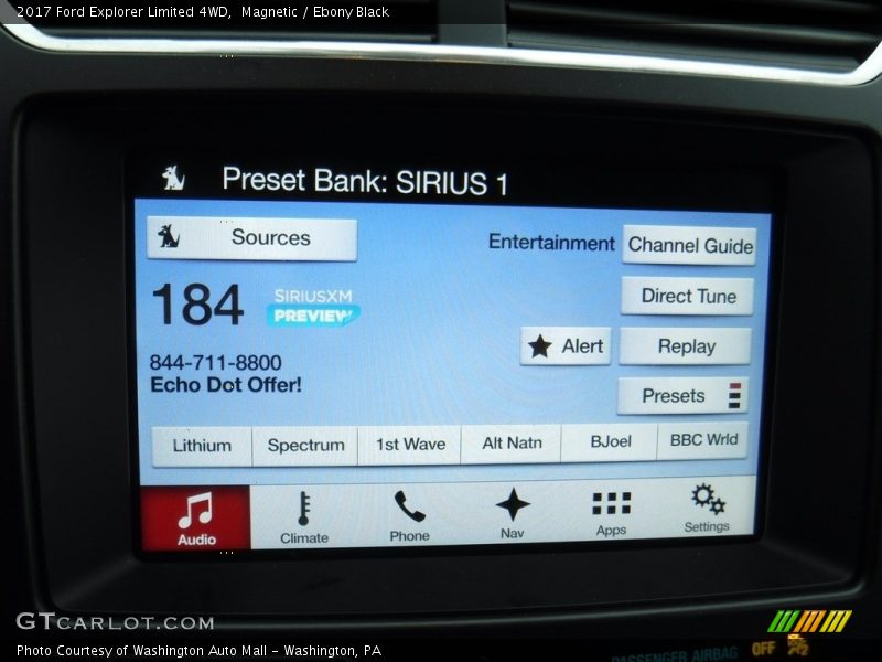 Magnetic / Ebony Black 2017 Ford Explorer Limited 4WD