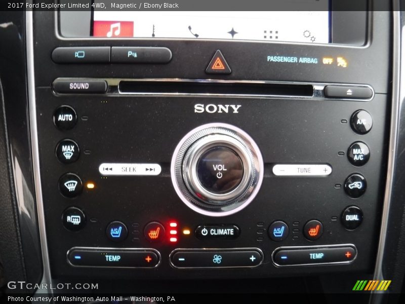 Magnetic / Ebony Black 2017 Ford Explorer Limited 4WD