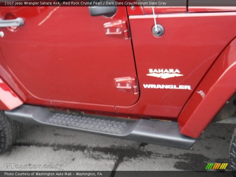 Red Rock Crystal Pearl / Dark Slate Gray/Medium Slate Gray 2007 Jeep Wrangler Sahara 4x4