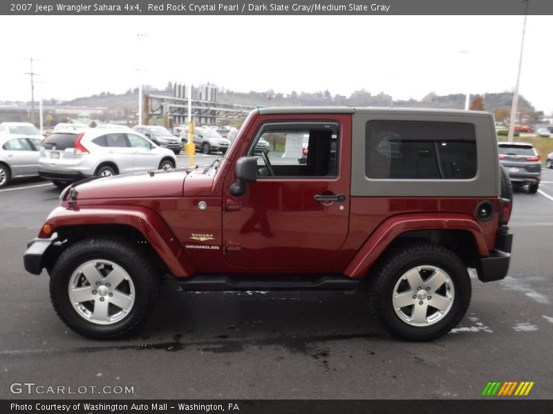 Red Rock Crystal Pearl / Dark Slate Gray/Medium Slate Gray 2007 Jeep Wrangler Sahara 4x4