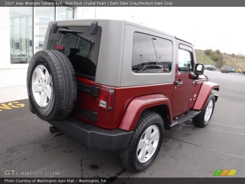 Red Rock Crystal Pearl / Dark Slate Gray/Medium Slate Gray 2007 Jeep Wrangler Sahara 4x4