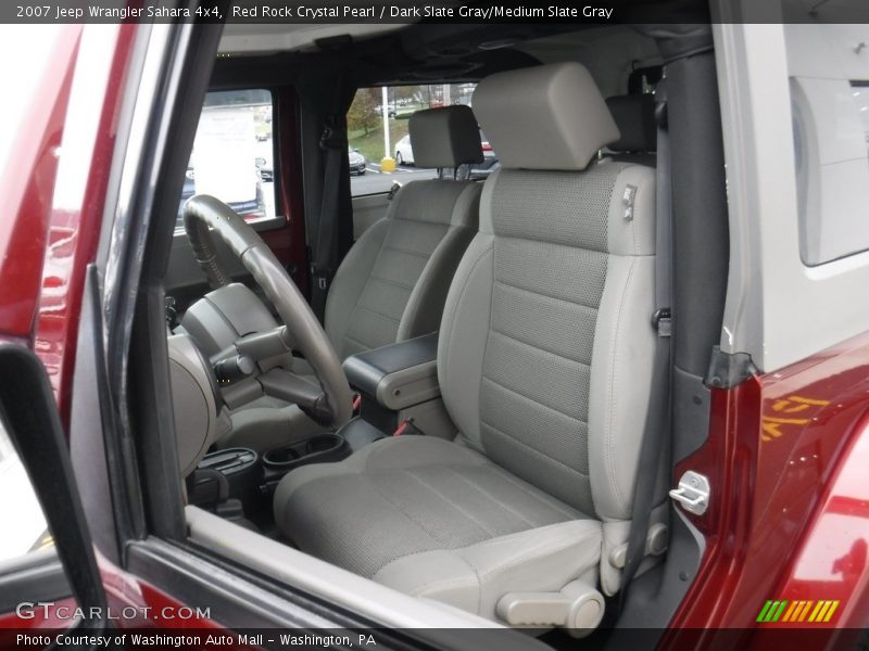 Red Rock Crystal Pearl / Dark Slate Gray/Medium Slate Gray 2007 Jeep Wrangler Sahara 4x4