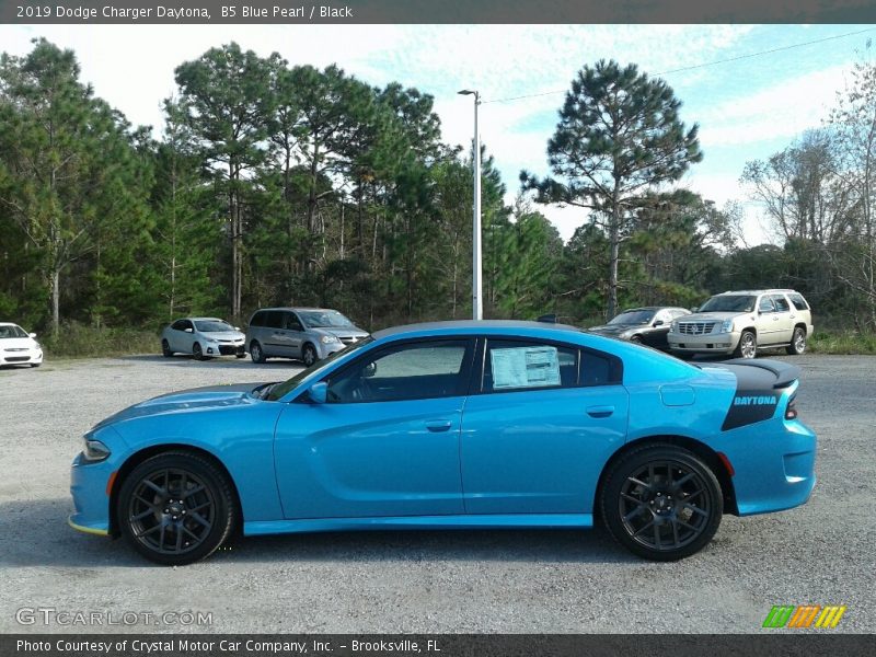 B5 Blue Pearl / Black 2019 Dodge Charger Daytona