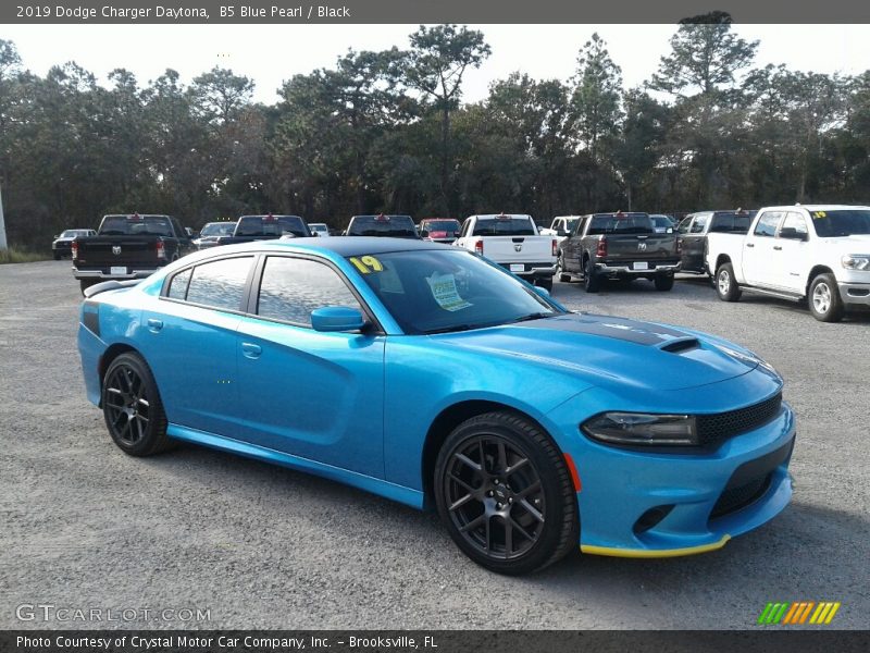 B5 Blue Pearl / Black 2019 Dodge Charger Daytona