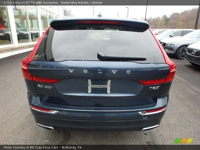 Denim Blue Metallic / Blonde 2019 Volvo XC60 T6 AWD Inscription