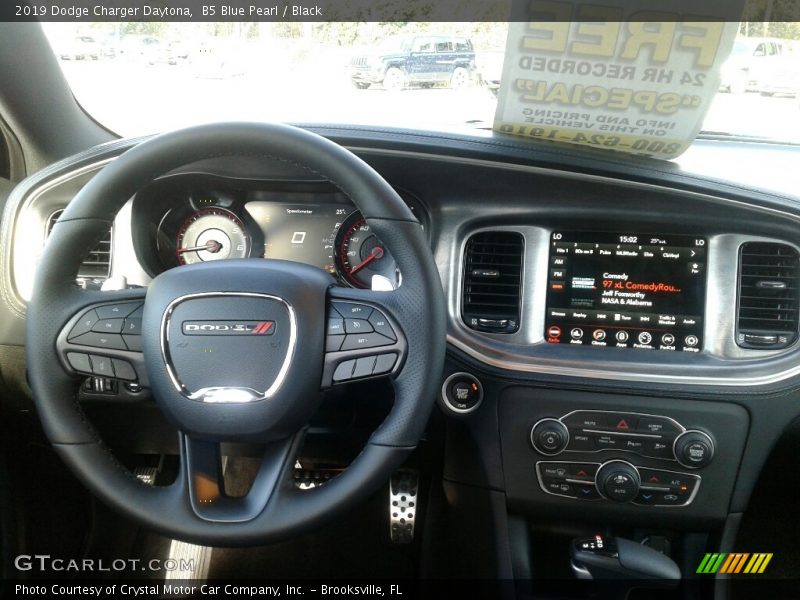 B5 Blue Pearl / Black 2019 Dodge Charger Daytona