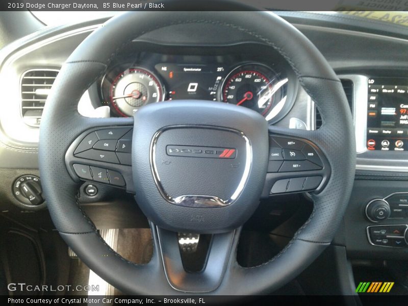 B5 Blue Pearl / Black 2019 Dodge Charger Daytona