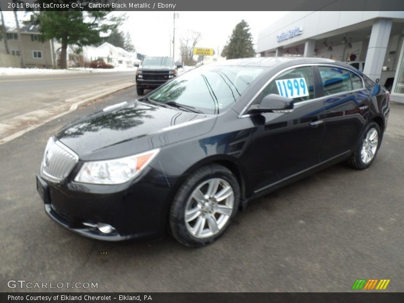 Carbon Black Metallic / Ebony 2011 Buick LaCrosse CXL