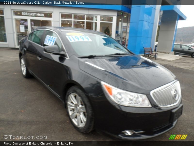 Carbon Black Metallic / Ebony 2011 Buick LaCrosse CXL